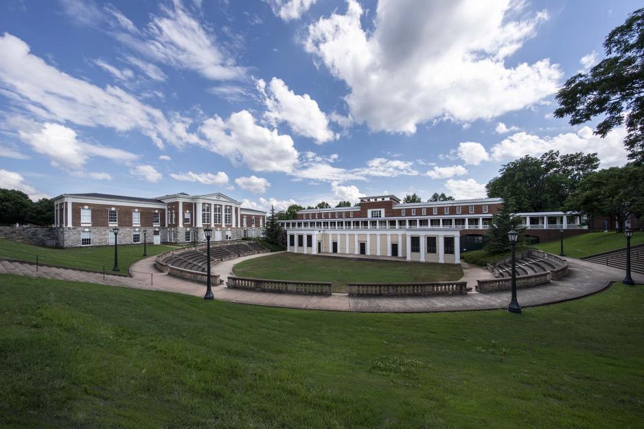 Digital drawing of the the UVA amphitheater 