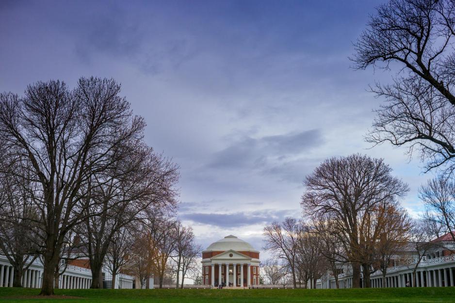 View of the Rotunda from down hill