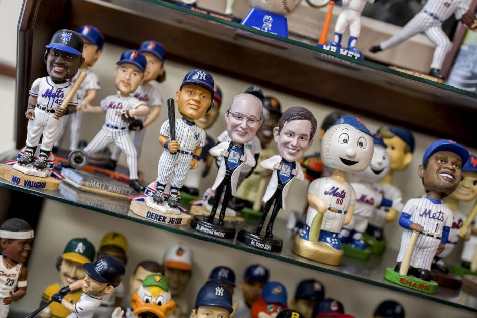 Sports bobble head collection