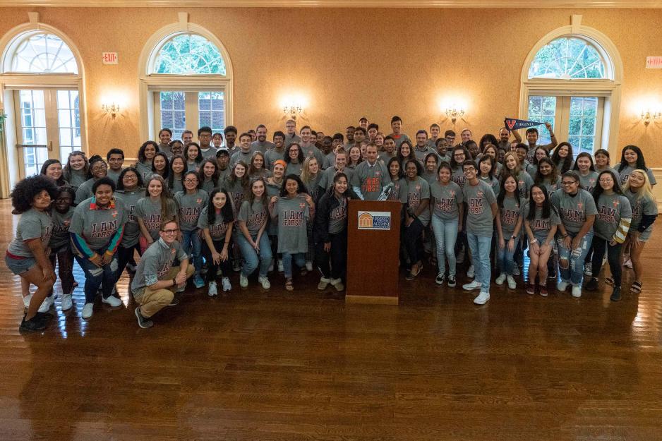 Group photo of first generation students