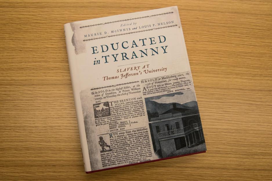 Cover of a book called: Educated in Tyranny