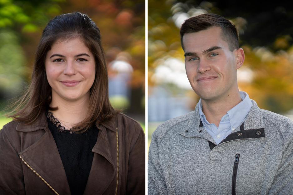 Headshots: Sally Sydnor, left, Derek Sprincis, right