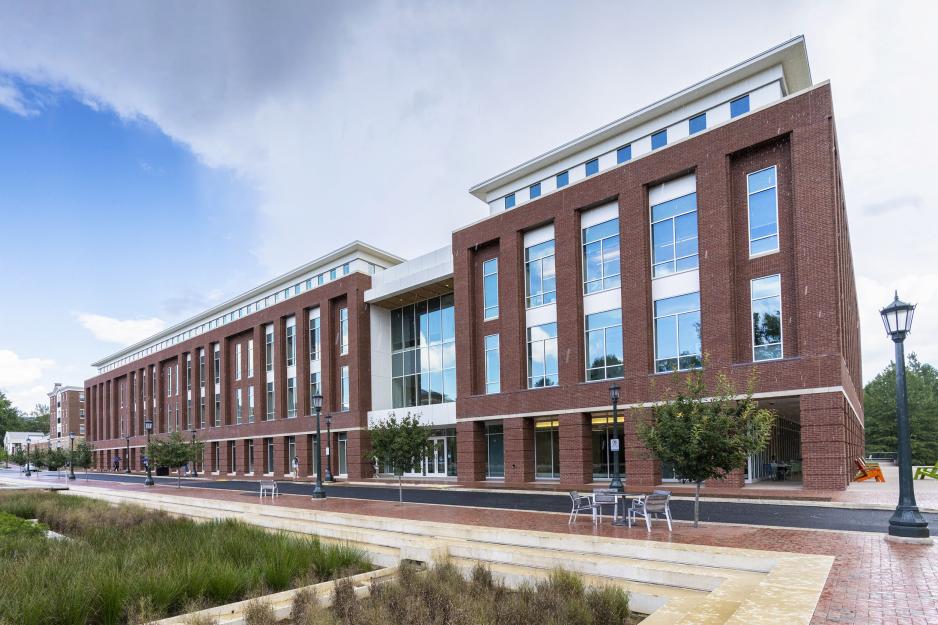 Student Health and Wellness building, view from the outside
