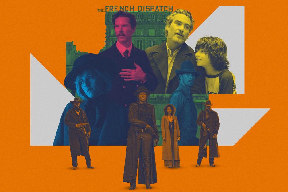 Illustration of various movie characters