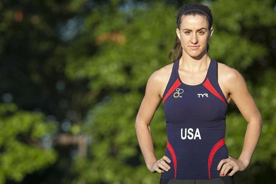  UVA student in olympic uniform