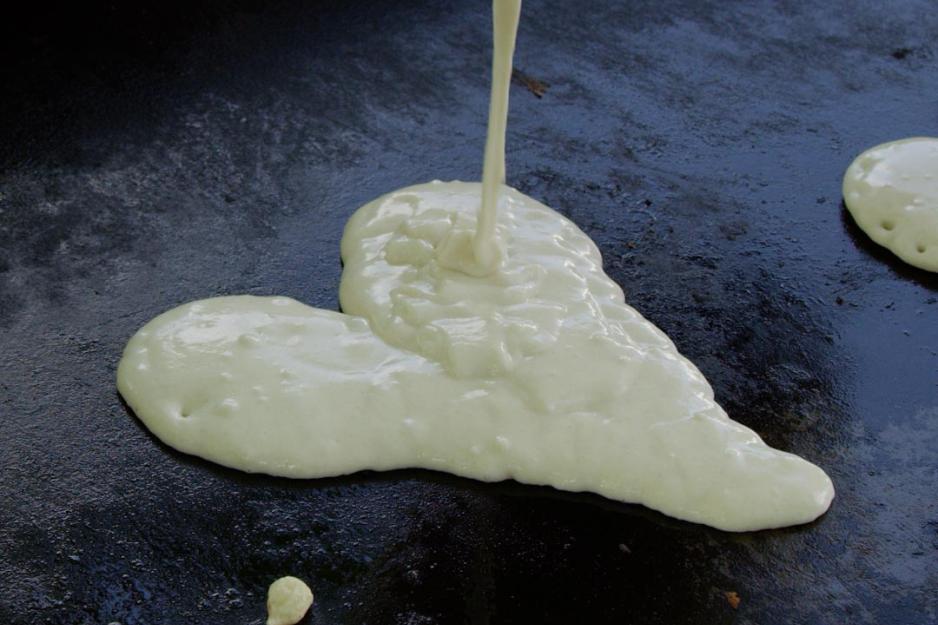 Heart shaped pancake