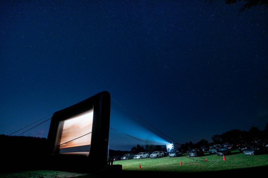Drive in movie theatre