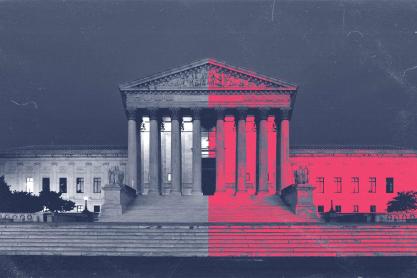 Dual colored Supreme Court