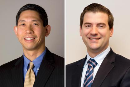 Doctors Francis Shen and Adam Shimer, who see patients at UVA Health Orthopedic Center Ivy Road, are being honored among leading spine surgeons in the nation. 