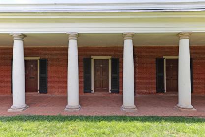 Several columns on the Lawn.