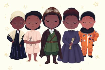 Illustration of of African American women who have impacted the world