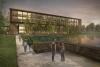 An architect’s rendering of the planned Contemplative Commons, to be built near the Dell on Emmet Street. 