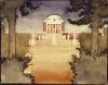 Georgia O’Keeffe (American 1887-1986). Untitled (Rotunda -University of Virginia), Scrapbook of UVA, 1912-1914. Watercolor on paper. Georgia O’Keeffe Museum. Gift of The Georgia O’Keeffe Foundation (2006.05.608). © 2018 Georgia O’Keeffe Museum.