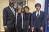 From left: U.S. Judge Carlton W. Reeves, oceanographer Sylvia Earle and architects Kazuyo Sejima and Ryue Nishizawa, the 2019 Thomas Jefferson Foundation Medalists. 