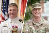 Capt. Kevin Kennedy, left, and Col. Michael Hough are taking command of, respectively, the Naval ROTC unit and the Air Force ROTC detachment. 