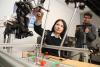 Homa Alemzadeh, left, assistant professor of electrical and computer engineering, works in the Link Lab with computer engineering Ph.D. student Samin Yasar. 
