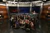Students from Vaidhyanathan’s 2014 J-term class meet with Stephen Colbert in his final year with the “Colbert Report” before taking over “The Late Show.”