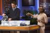 UVA graduate Desirée Davis Stolar, right, describes her product, Unshrinkit, during a recent taping of ABC’s “Shark Tank.” 
