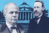James O. Broadhead, left, owned slaves and served in the Missouri Secession Convention, where he argued against secession to protect slavery. William Fishback spoke out against secession, and escaped to Missouri after hostilities broke out.