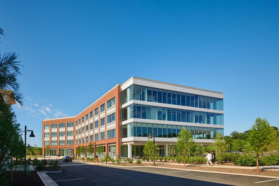rendering of the Commonwealth BioAccelerator building at UVA