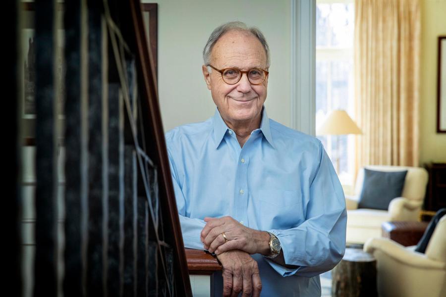 John T. Casteen III posing for a picture, smiling and looking at the camera