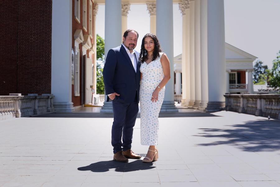 Juan Pablo and Natalie Rodriguez posing for a picture