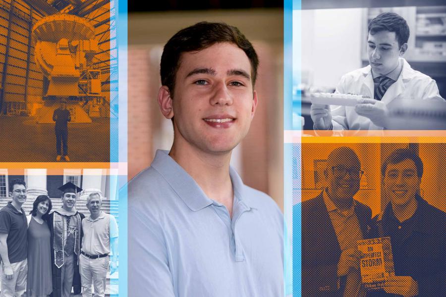 Collage portrait of Grant GianGrasso. 