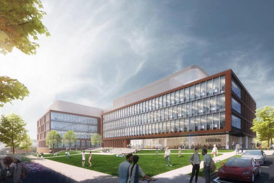 rendering of the Paul and Diane Manning Institute of Biotechnology