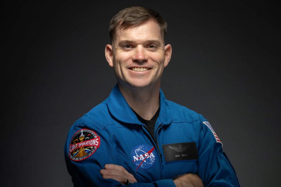 portrait of Ben Bailey in his NASA uniform