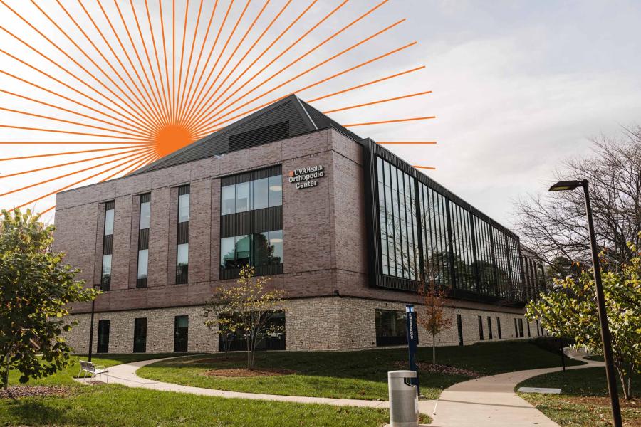 An oculus above the UVA Orthopedics Center