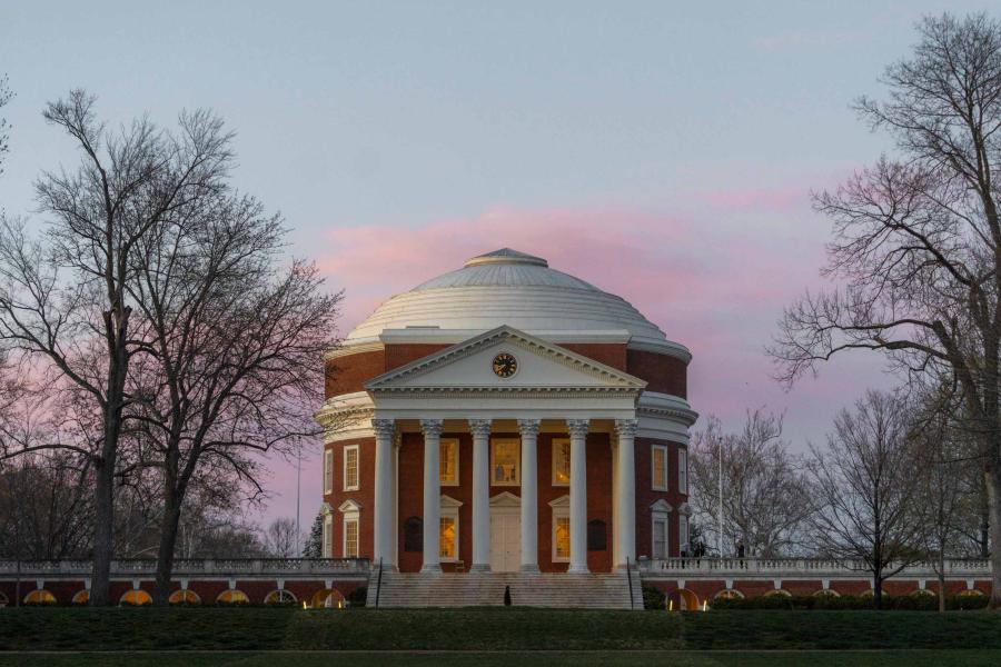 The Lawn side of the Rotunda