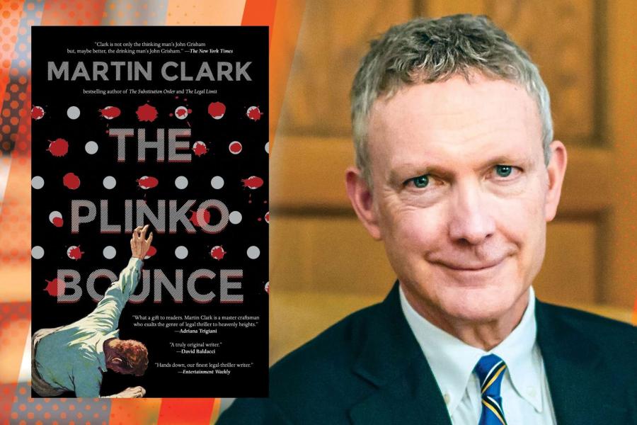 Retired Virginia Circuit Court Judge Martin Clark’s most recent book, “The Plinko Bounce,” is a New York Times Best Thriller of 2023 and a New York Times Editors’ Pick. 