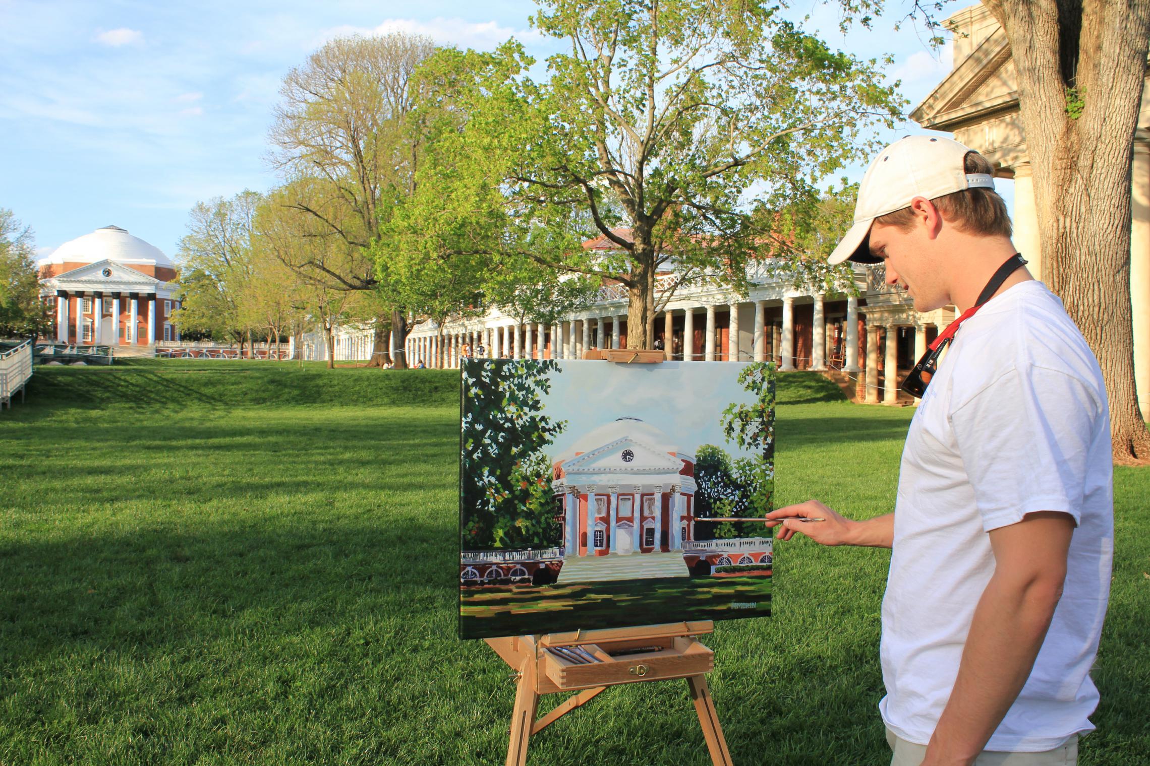 Morin Became Painter Entrepreneur Philanthropist While Majoring In Economics And Religious Studies Uva Today
