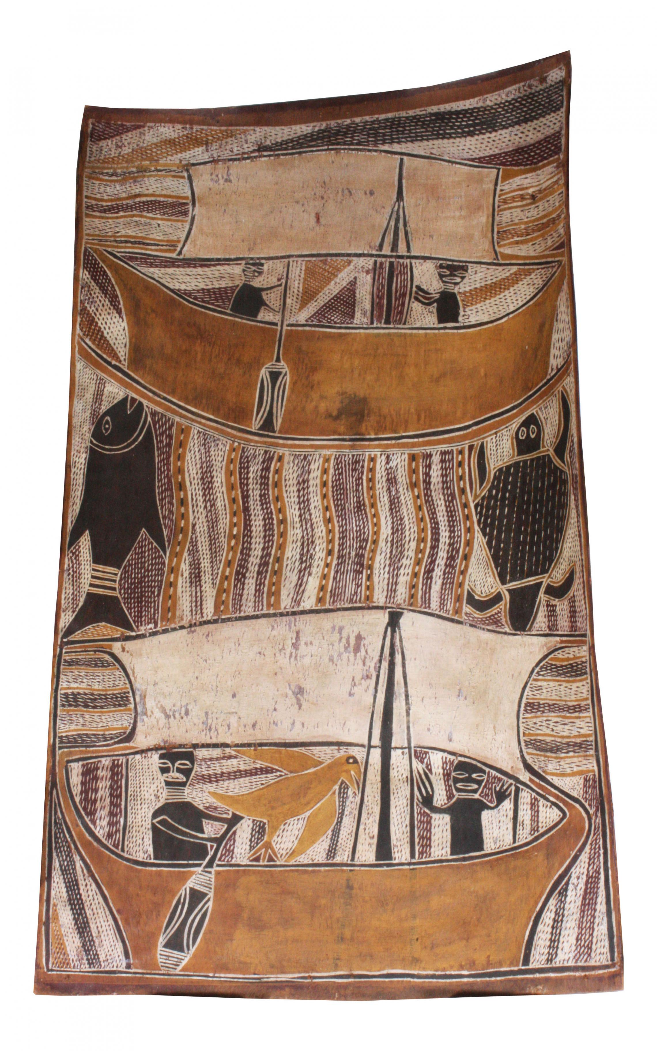 "Djarrakpi Story" (1966) by Narritjin Maymuru
