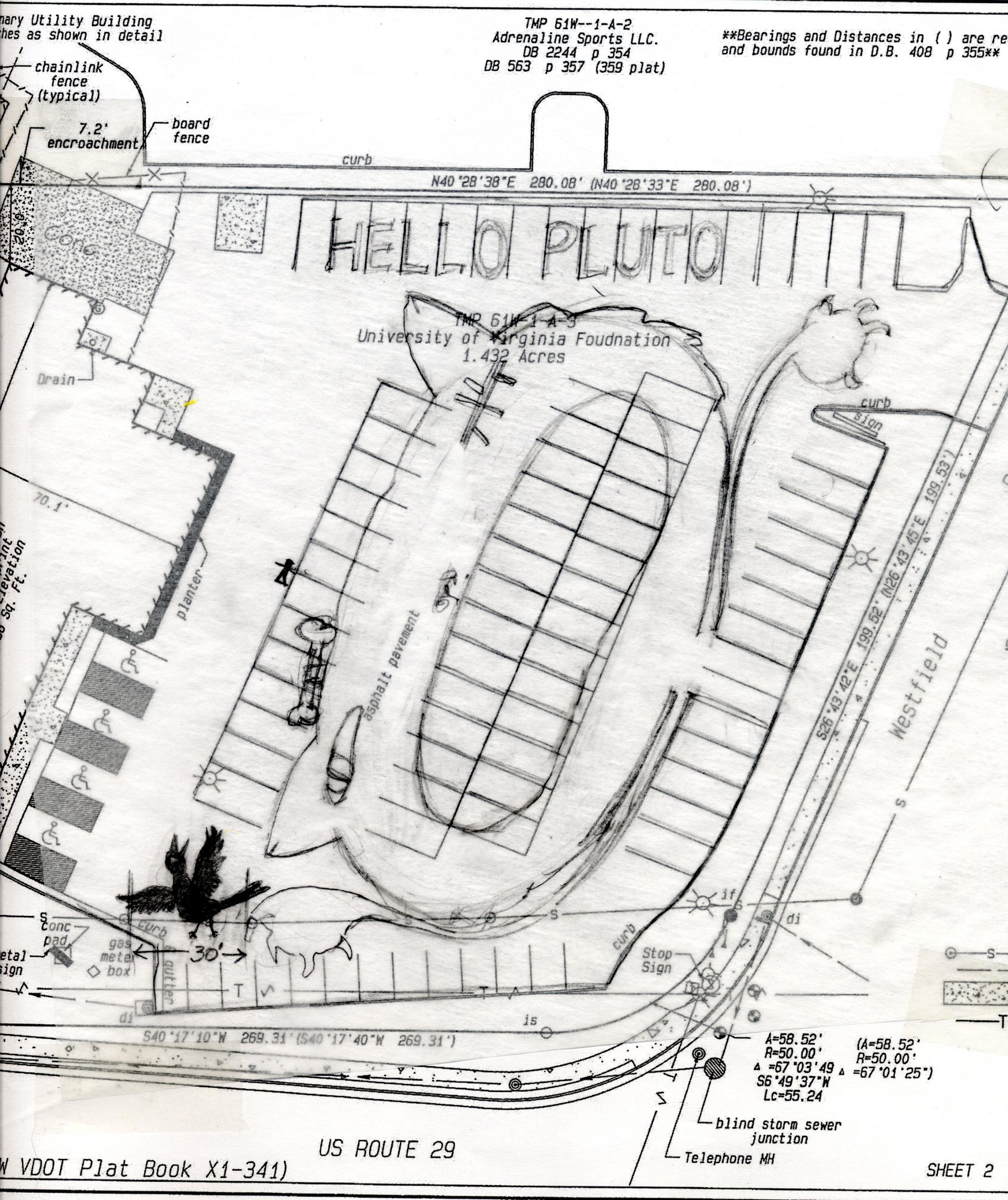 Concept for Parking Lot Mural