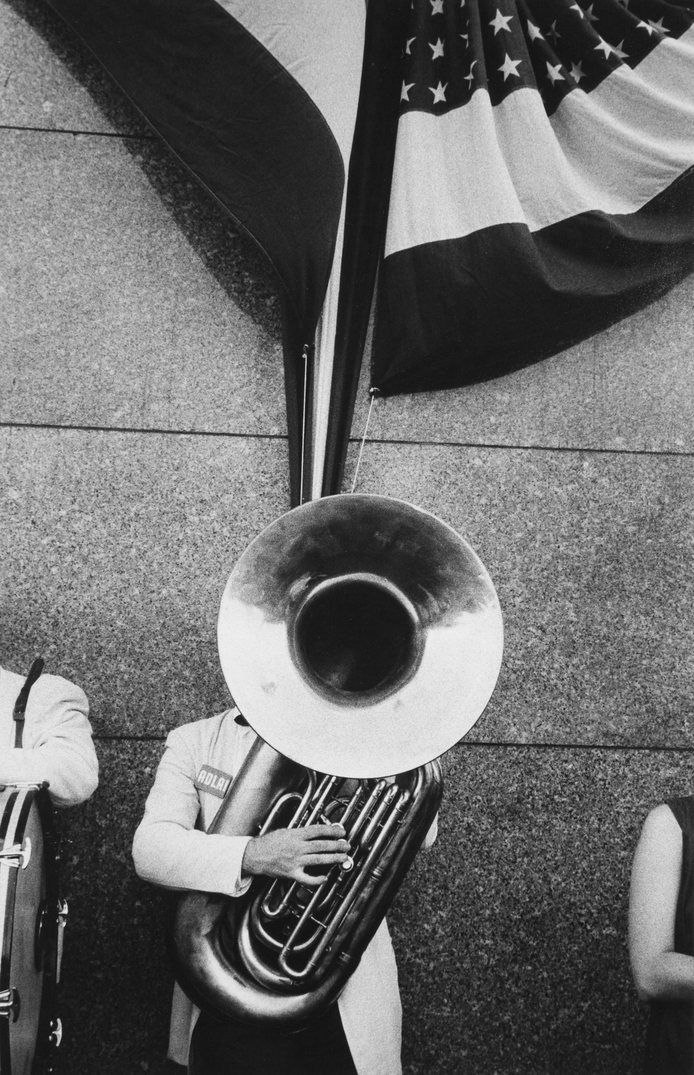 Robert Frank, American, b. 1924, Political Rally, 1956, Gelatin silver print, reprinted in 1970s, 11 3/8 x 7 1/4 in, 28.89 x 18.42 cm (image), Museum Purchase with Curriculum Support Funds, 1992.7