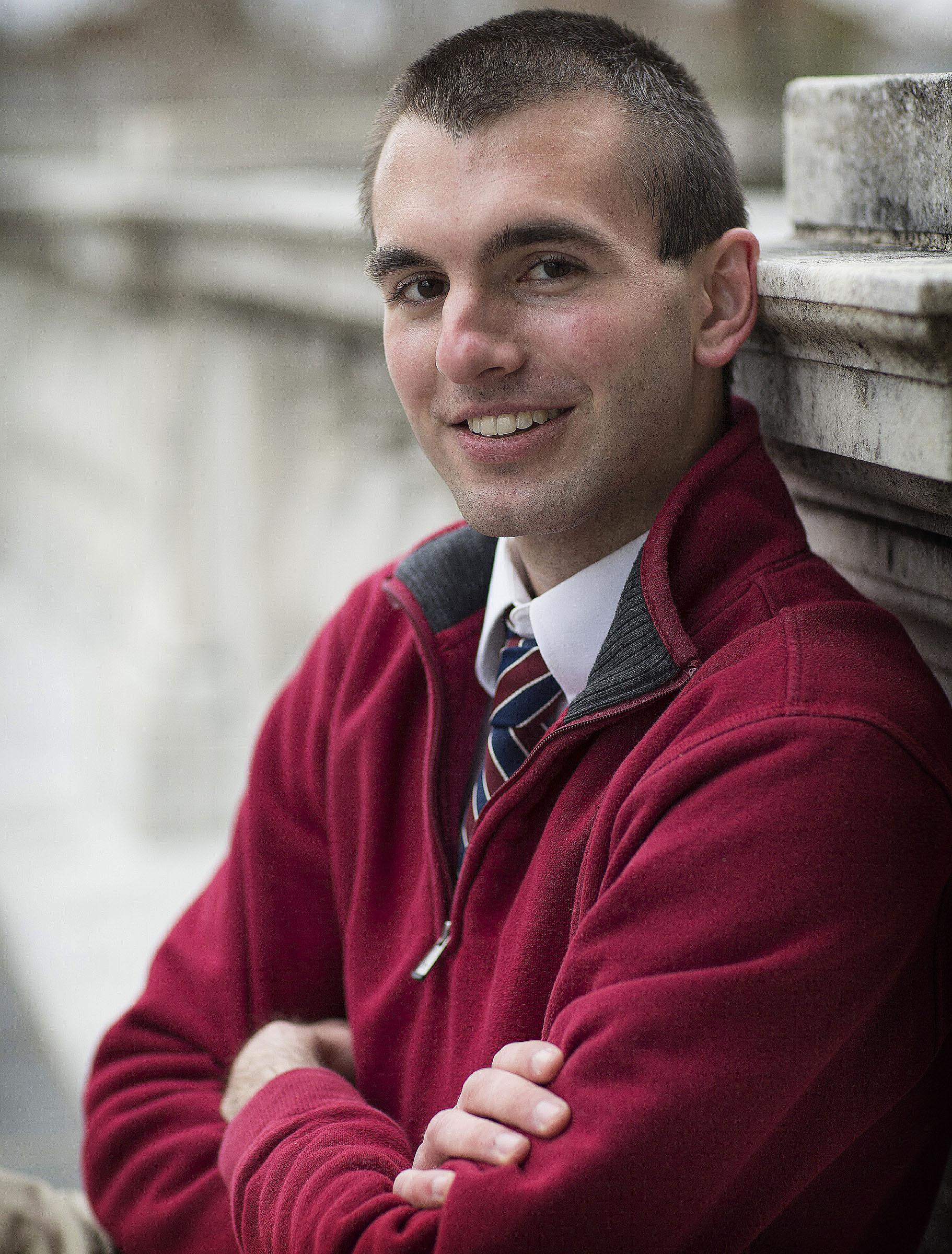 Davis Blalock, winner of a Barry M. Goldwater Scholarship.