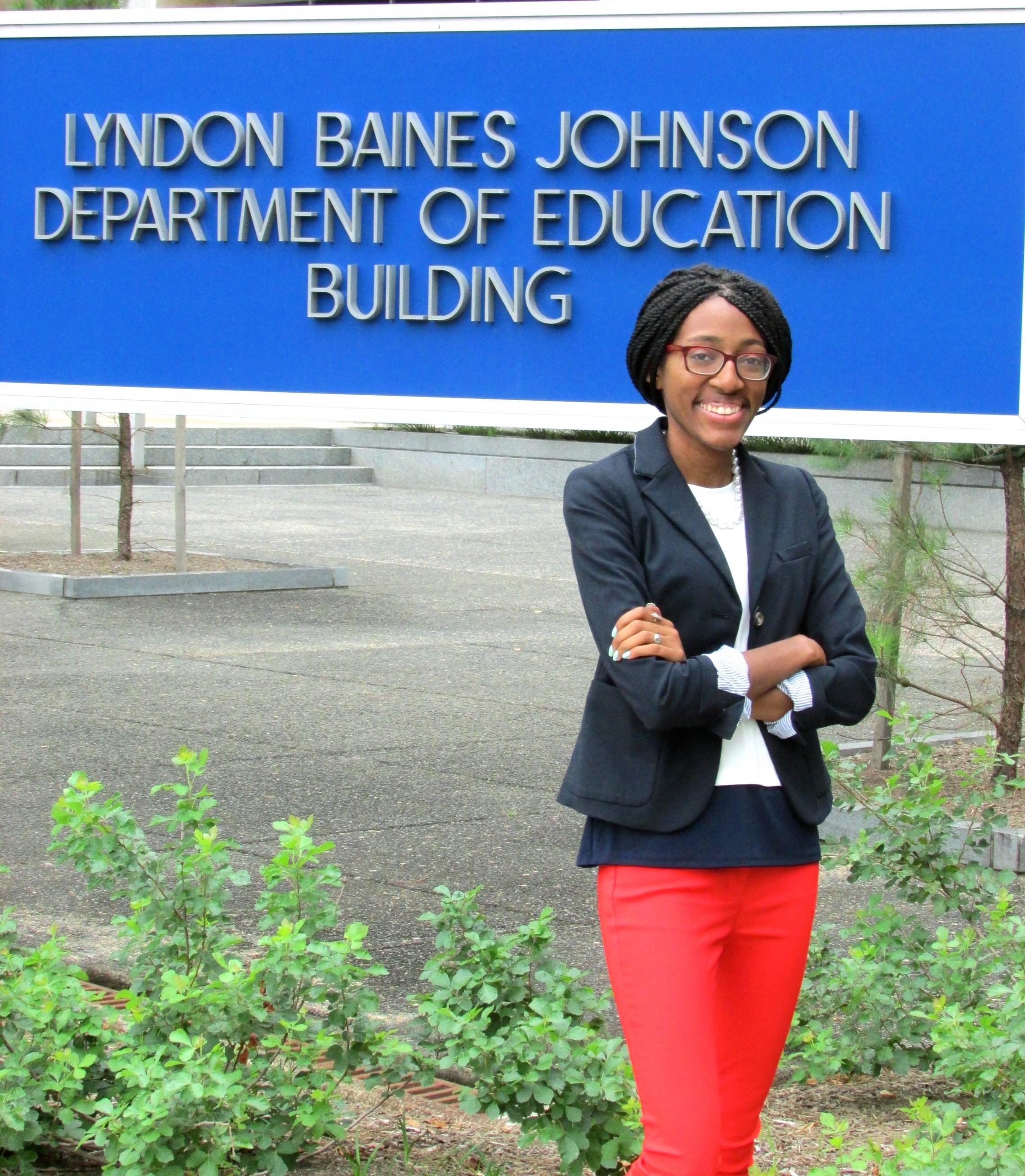 Ph.D. student Lauren Mims spent this summer working in the U.S. Department of Education on the White House Initiative on Education Excellence for African Americans.