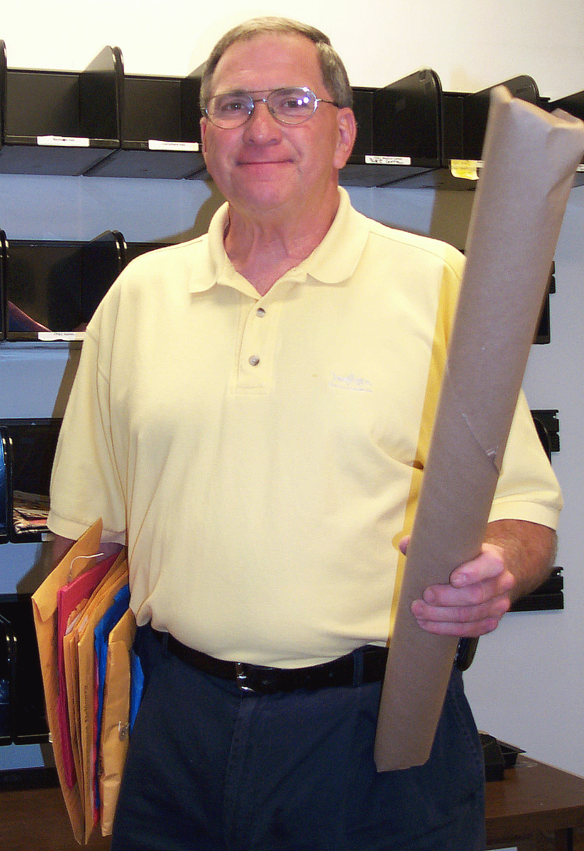 Joe Persinger, a former courier for Facilities Management, was known around Grounds as "Mr. Wahoo."
