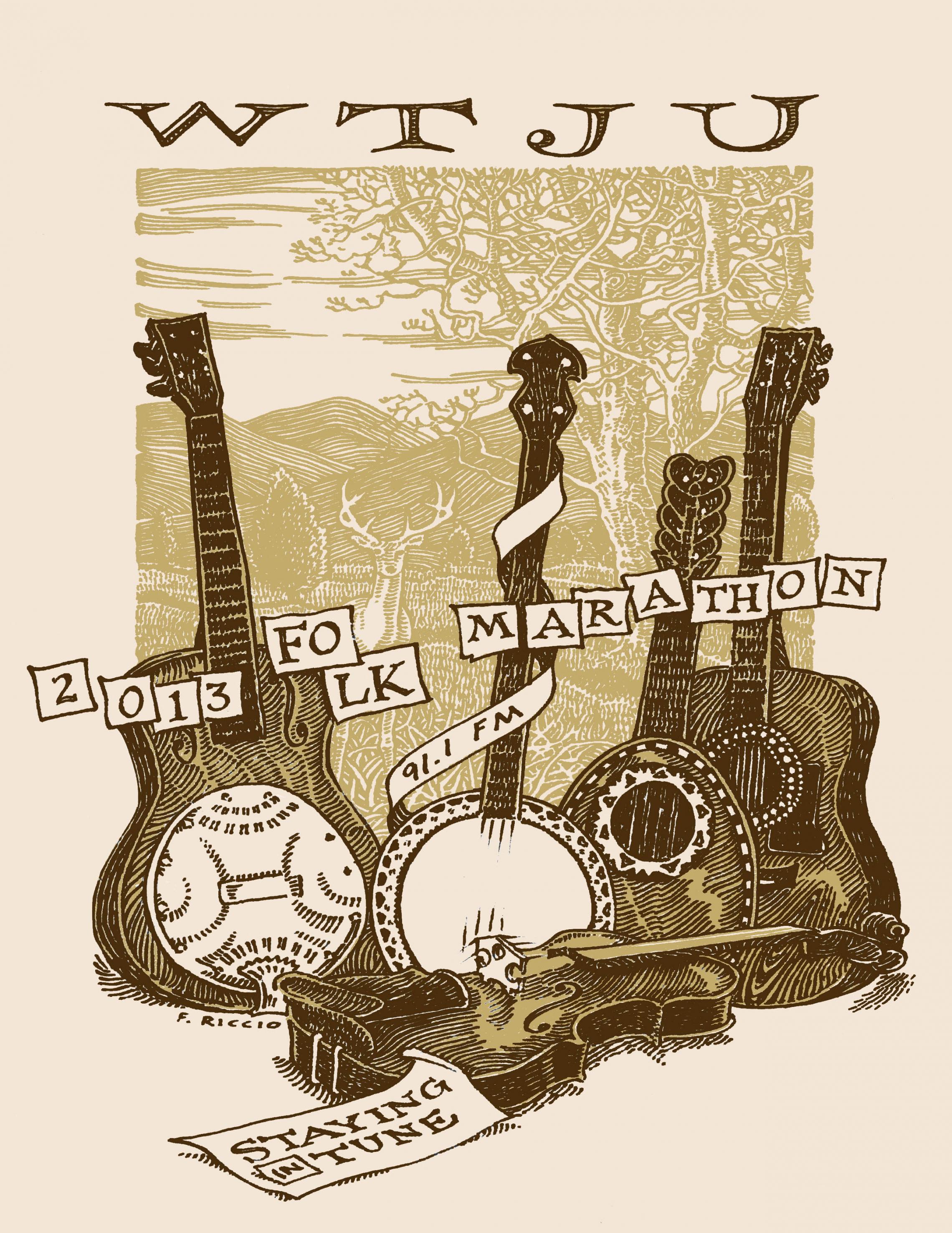 “Staying in Tune” is this year’s theme for the annual WTJU Folk Marathon.
