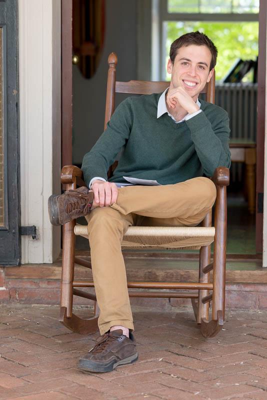 Aaron Ojalvo delved into all things Jefferson during his time at the University, and fittingly earned a room on the Lawn, part of Jefferson’s original Academical Village, for his fourth year.