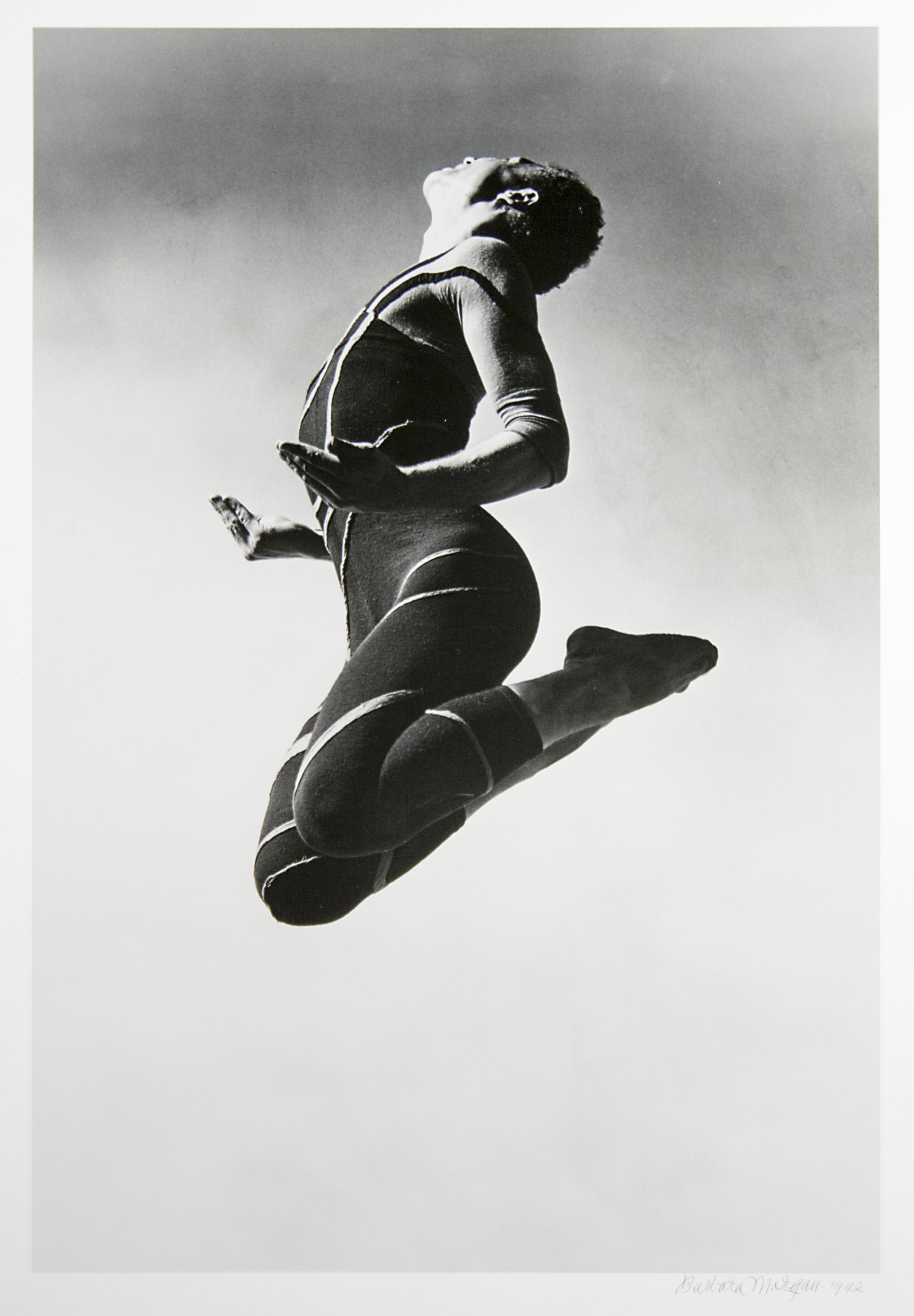 Barbara Morgan, “Merce Cunningham: Totem Ancestor,” 1942 (reprinted 1980). Gelatin silver print. Gift of L. Bradley Camp, 1984.25.200.12 © Barbara Morgan Archives, courtesy of Bruce Silverstein Gallery, New York.