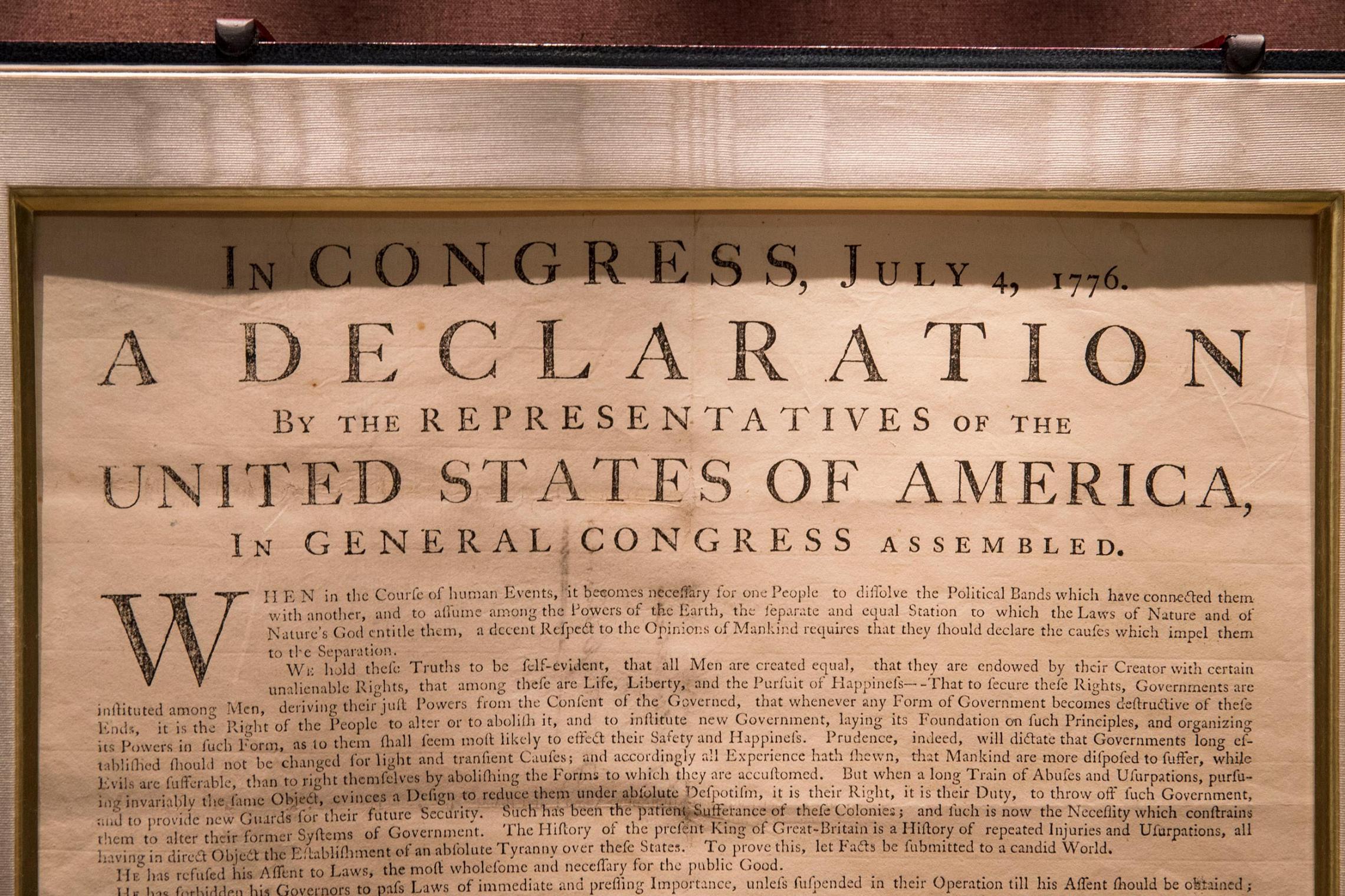 when was the declaration of independence adopted