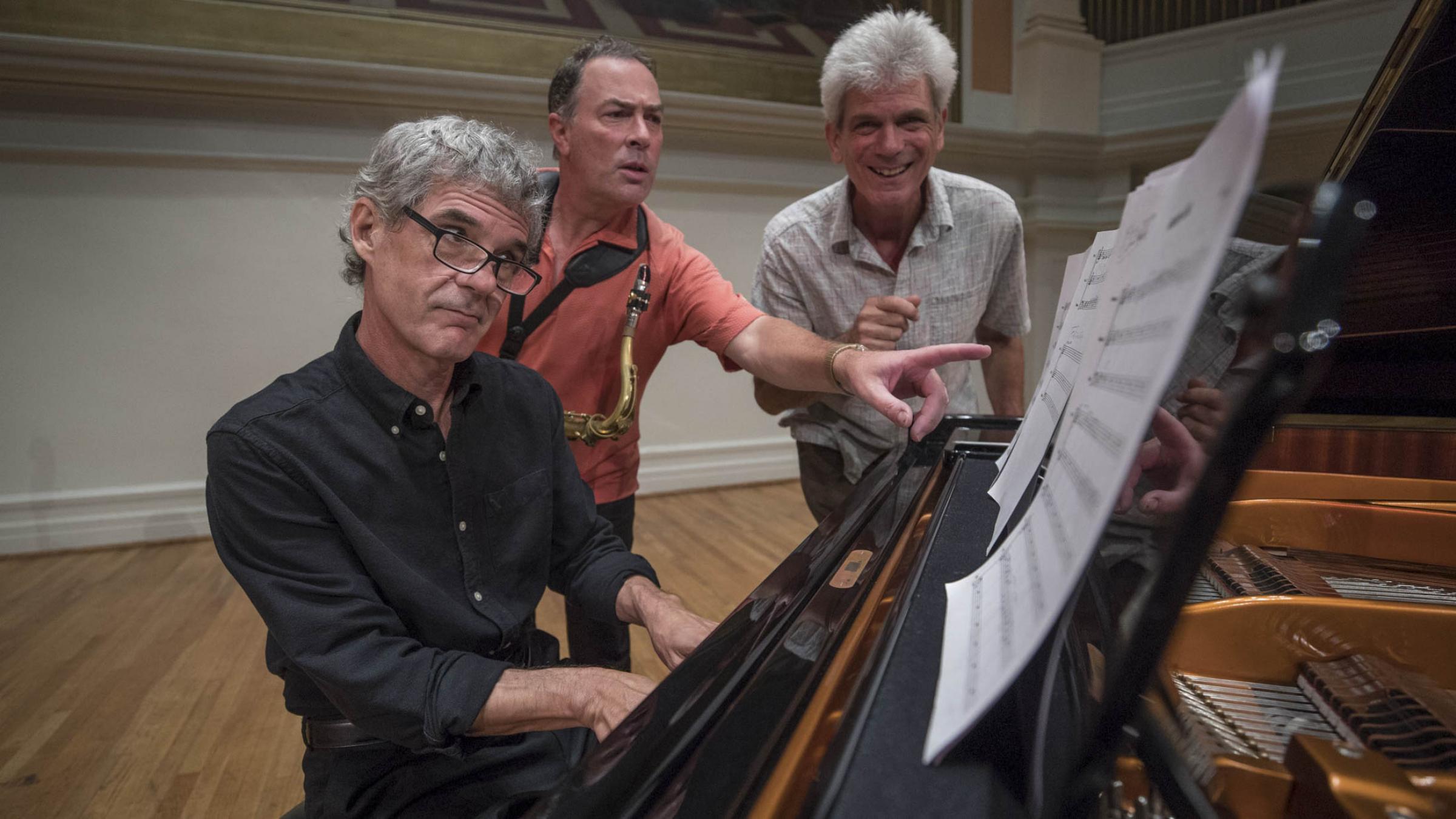 Pianist Butch Taylor, saxophonist Jeff Decker, and trumpeter John D’earth
