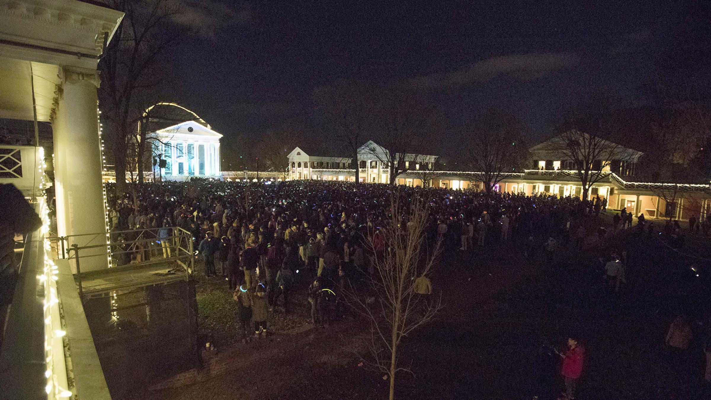 Lighting of the Lawn’ Tradition Draws Thousands to Grounds UVA Today