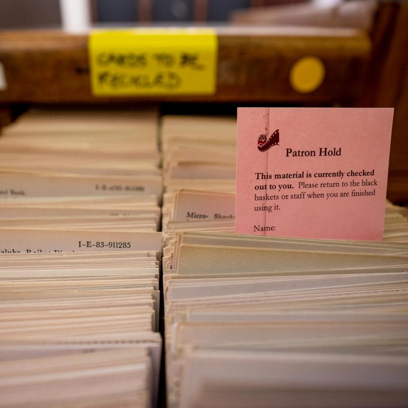The Old Card Catalog Collaborative Effort Will Preserve Its