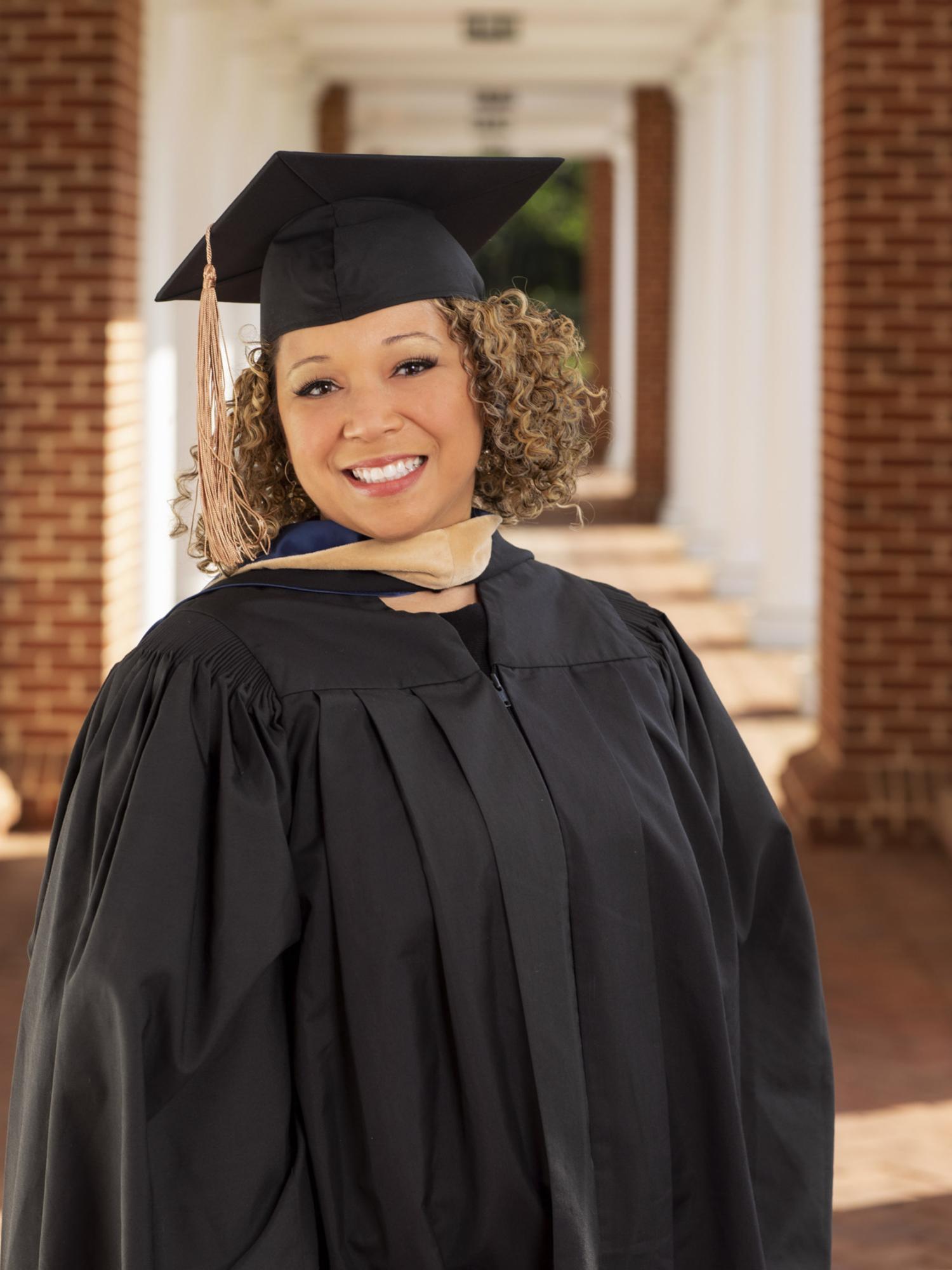 As an undergraduate, Sae-Kung went to George Mason University’s evening program while working full-time and juggling the demands of being a new, single mother. (Contributed photo)