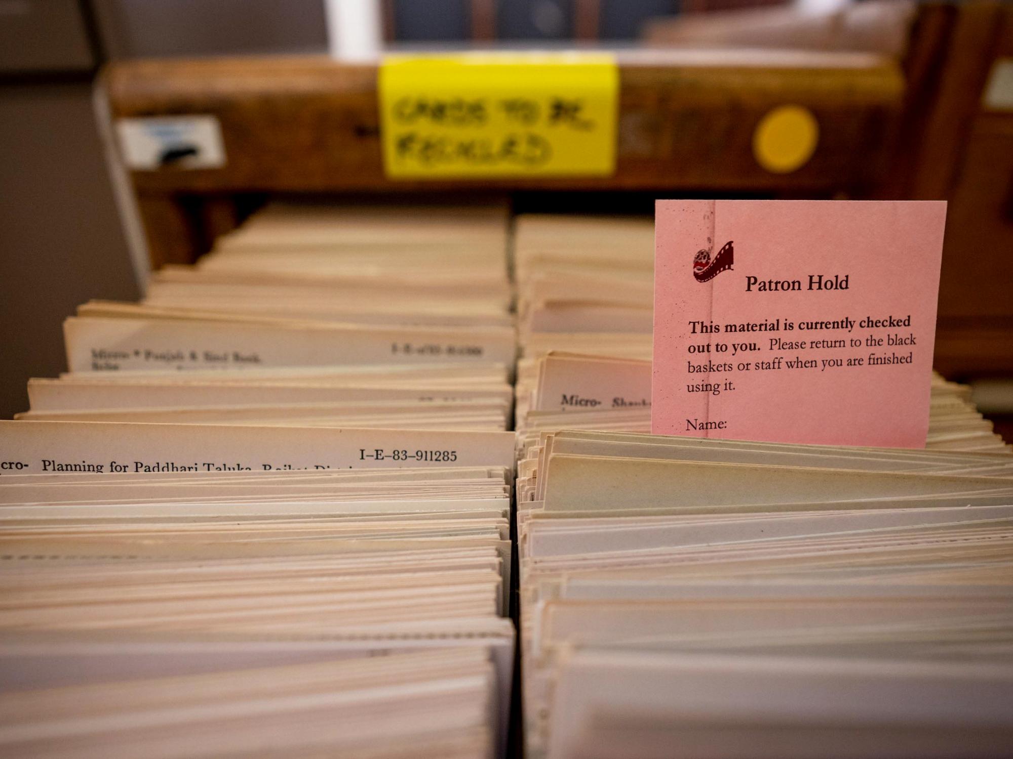 The Old Card Catalog Collaborative Effort Will Preserve Its