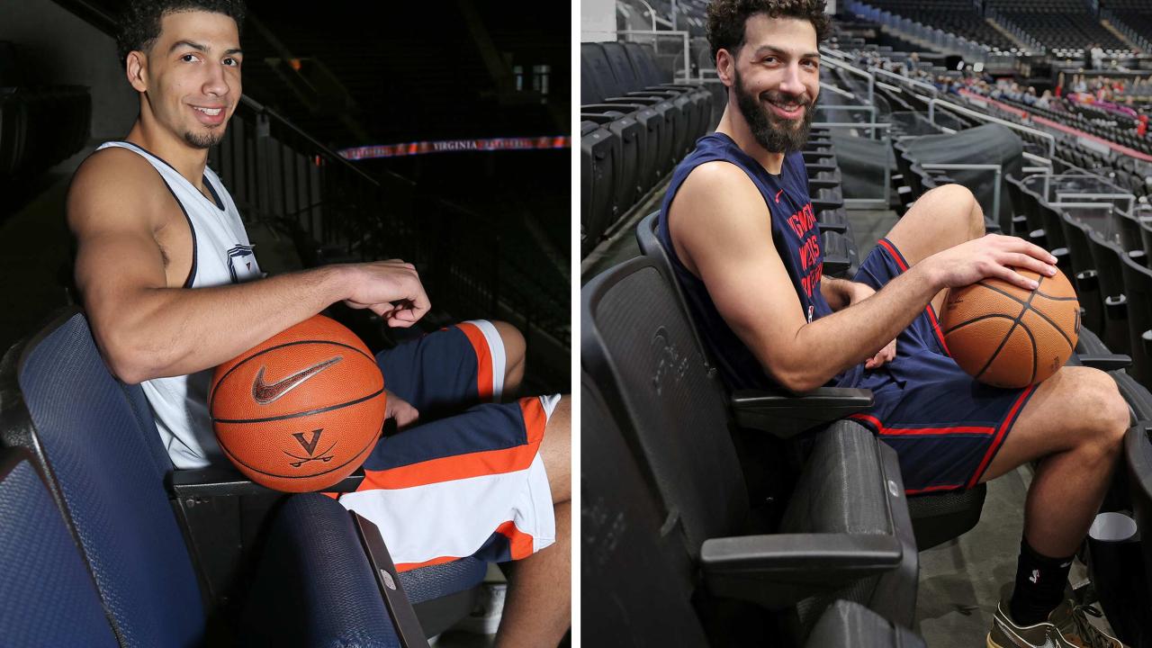 Side by side of then and now of Anthony