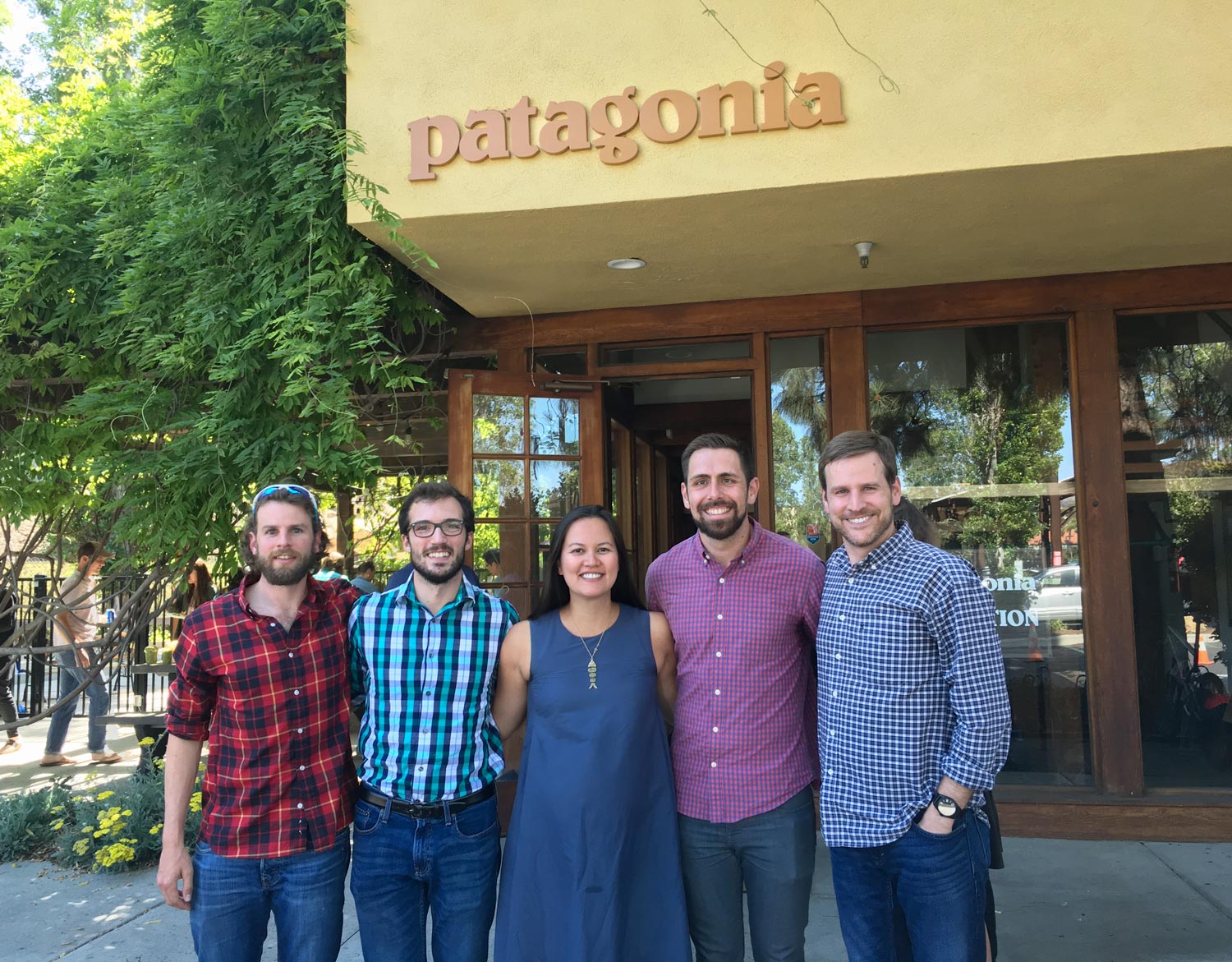 Group photo left to right, Andrew Neils, John Tomko,  Stephanie Roe, Bryan Shadron and Ben Strickland